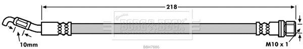 Flexible de frein BORG & BECK BBH7886