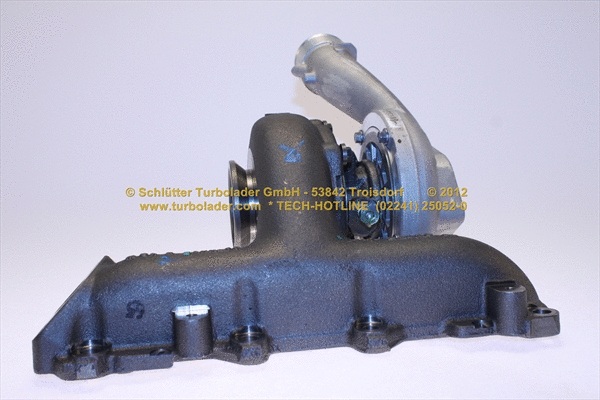 Turbocompresseur, suralimentation SCHLÜTTER TURBOLADER 166-05017