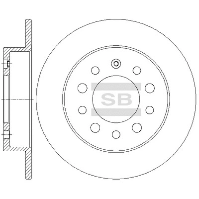 Disque de frein Hi-Q SD1083
