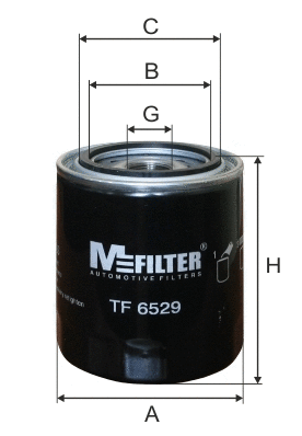 Filtre à huile MFILTER TF 6529