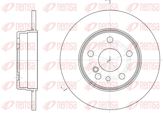 Disque de frein REMSA 6332.00