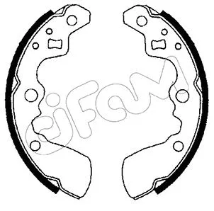 Jeu de mâchoires de frein CIFAM 153-398