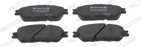 Kit de plaquettes de frein, frein à disque FERODO FDB5232