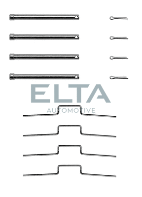 Kit d'accessoires, plaquette de frein à disque ELTA AUTOMOTIVE EA8590