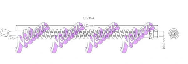 Flexible de frein KAWE H5364