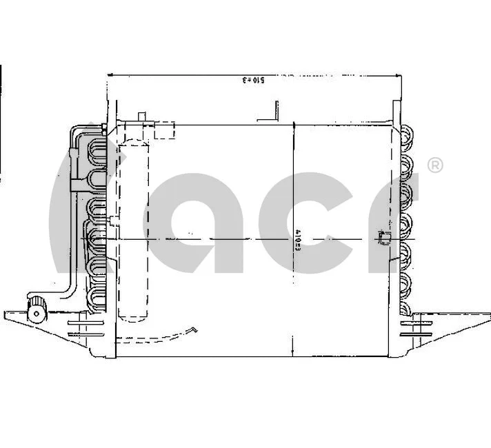 Condenseur, climatisation ACR 300053