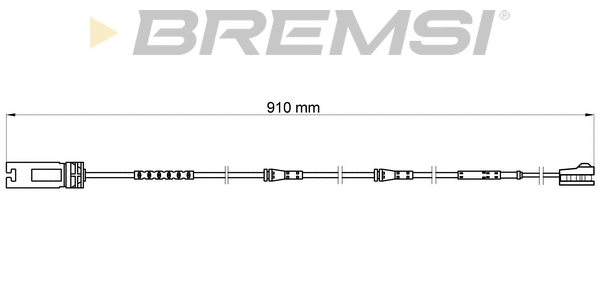 Contact d'avertissement, usure des plaquettes de frein BREMSI WI0698