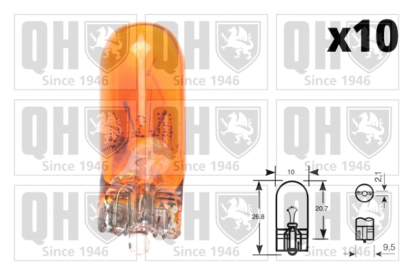 Ampoule, feu clignotant QUINTON HAZELL QBL501A