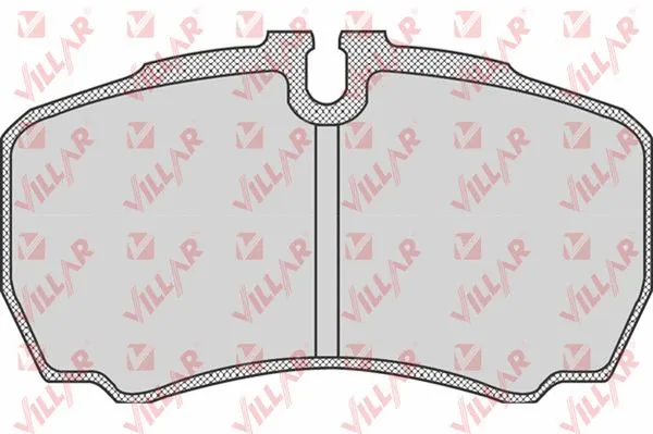 Kit de plaquettes de frein, frein à disque VILLAR 626.0830