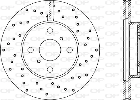 Disque de frein OPEN PARTS BDRS1877.25