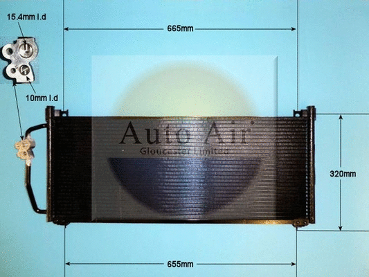 Condenseur, climatisation AUTO AIR GLOUCESTER 16-1306