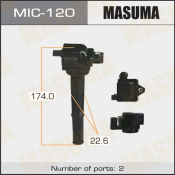 Bobine d'allumage MASUMA MIC-120