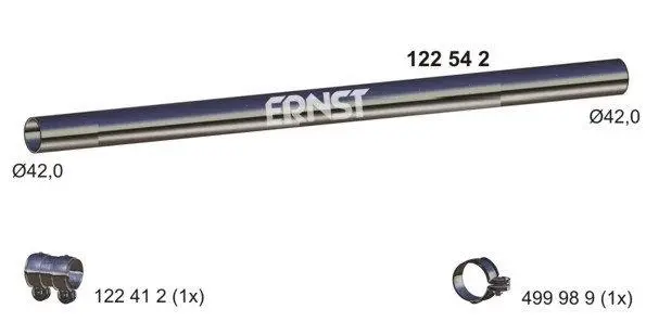 Tuyau d'échappement ERNST 122542