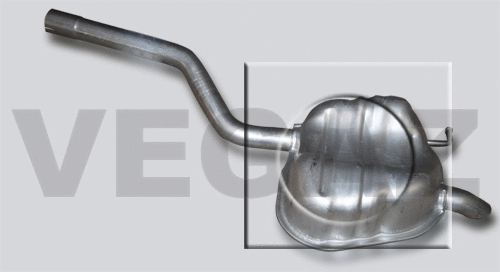 Silencieux arrière VEGAZ GmbH SKS-123