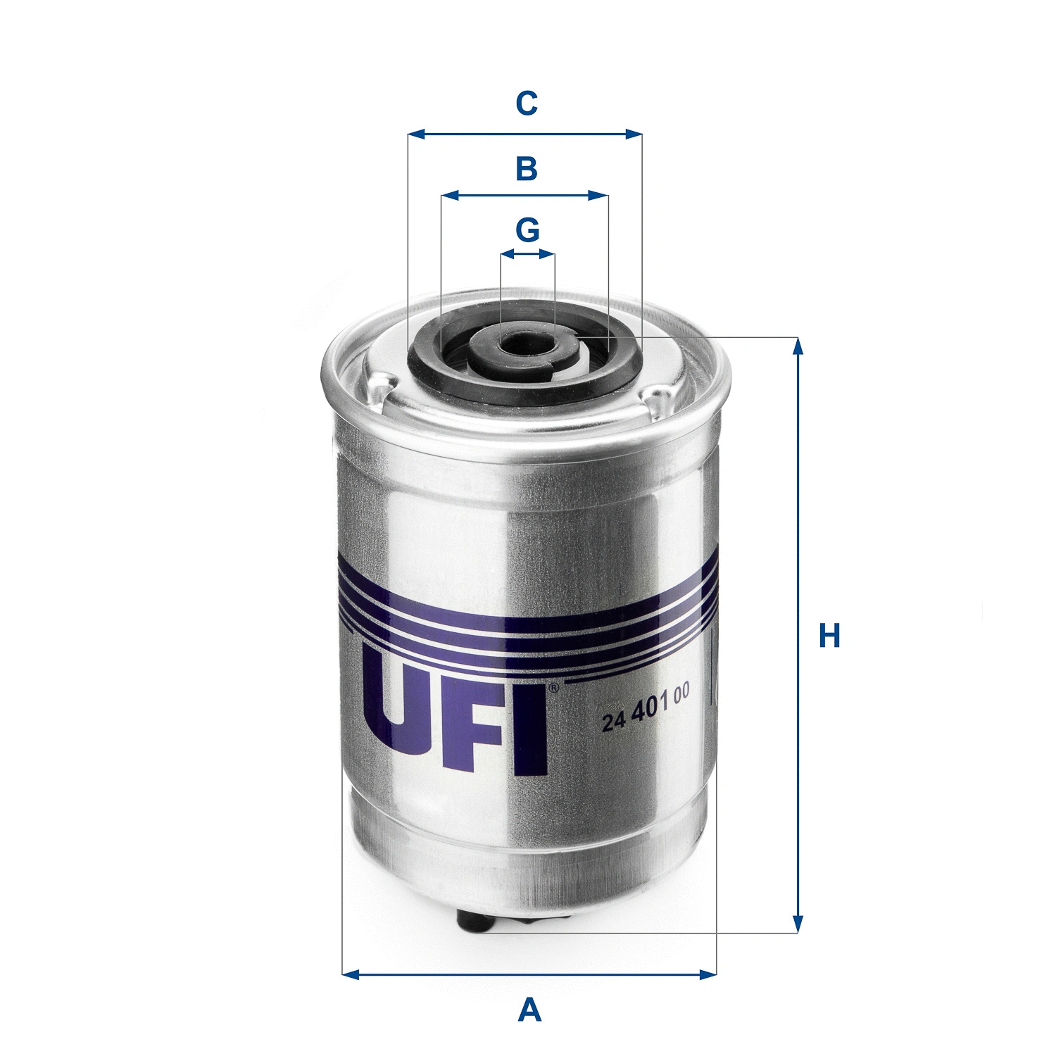 Filtre à carburant UFI 24.401.00