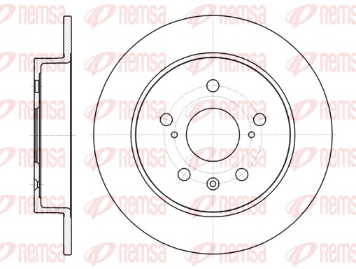 Disque de frein REMSA 61372.00