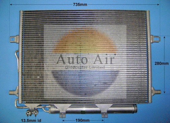 Condenseur, climatisation AUTO AIR GLOUCESTER 16-8895