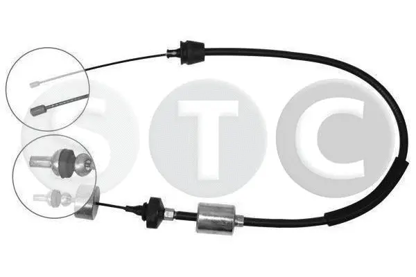 Tirette à câble, commande d'embrayage STC T480100