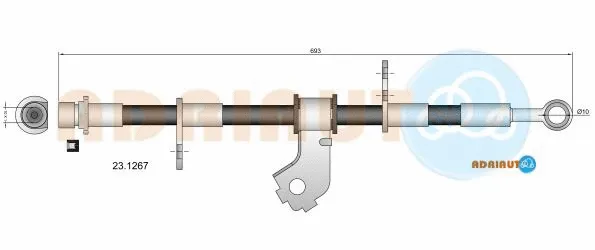 Flexible de frein ADRIAUTO 23.1267