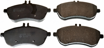 Kit de plaquettes de frein, frein à disque DENCKERMANN B111144