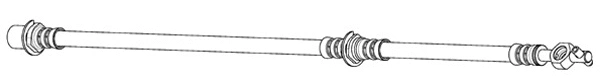 Flexible de frein CEF 510866