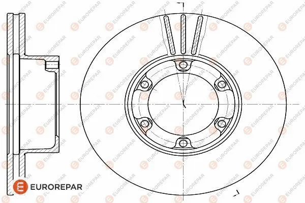 Disque de frein EUROREPAR 1618873080