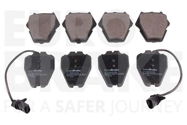 Kit de plaquettes de frein, frein à disque EUROBRAKE 5502224780