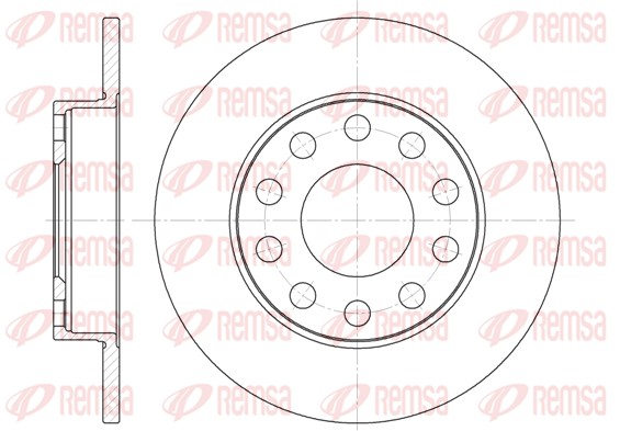 Disque de frein REMSA 6753.00
