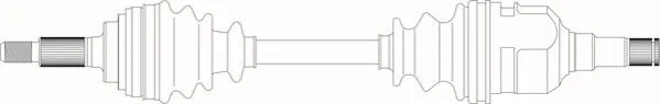 Arbre de transmission GENERAL RICAMBI TY3087