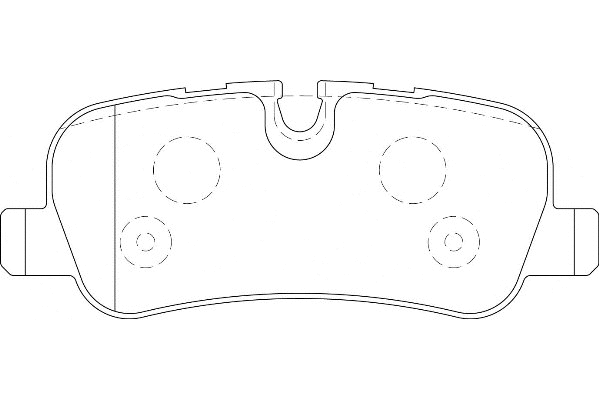 Kit de plaquettes de frein, frein à disque Omnicraft 2135679