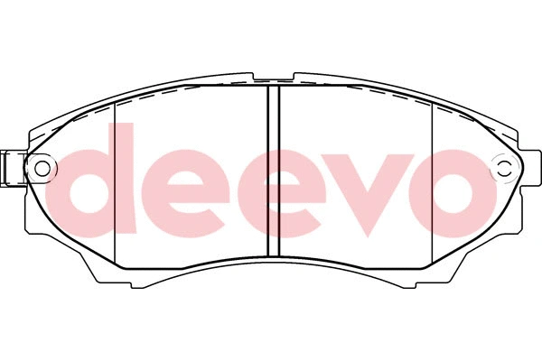 Kit de plaquettes de frein, frein à disque DEEVO BP59760