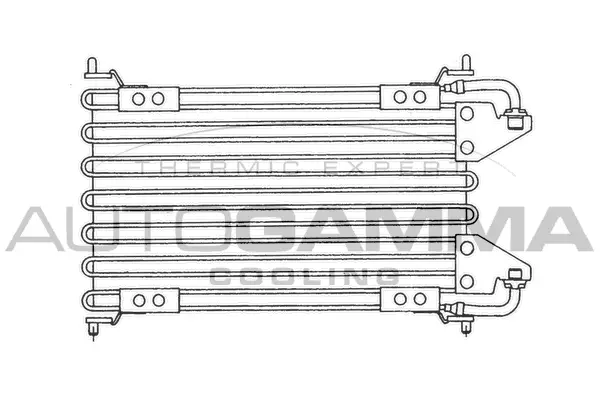 Condenseur, climatisation AUTOGAMMA 101838