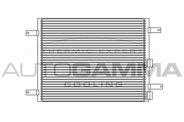Condenseur, climatisation AUTOGAMMA 102421