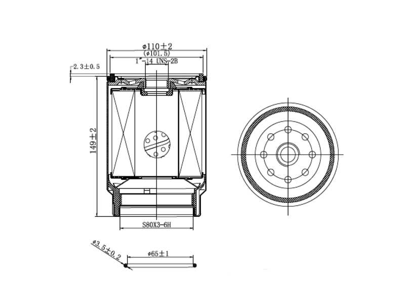 Filtre à carburant A.Z. Meisterteile AZMT-41-020-1588