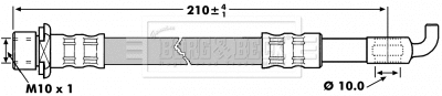 Flexible de frein BORG & BECK BBH7261