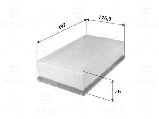 Filtre à air AKRON-MALÒ 1500181