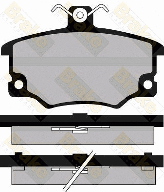Kit de plaquettes de frein, frein à disque Brake ENGINEERING PA410