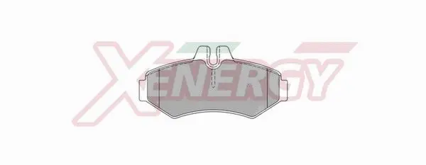 Kit de plaquettes de frein, frein à disque AP XENERGY X40715