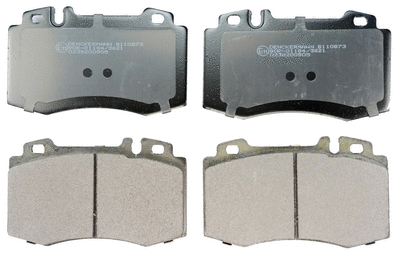 Kit de plaquettes de frein, frein à disque DENCKERMANN B110873