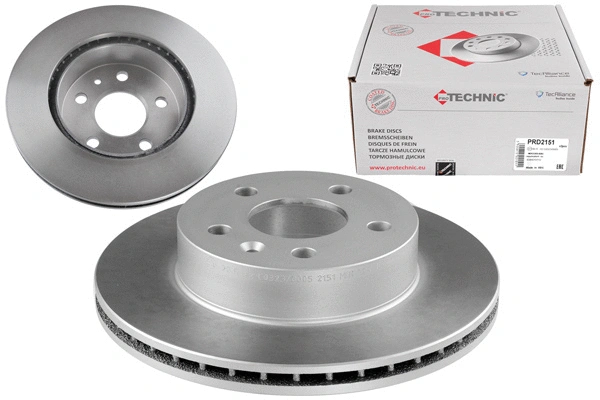 Disque de frein PROTECHNIC PRD2151