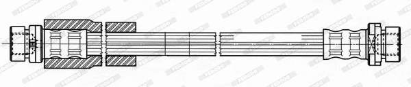 Flexible de frein FERODO FHY3221
