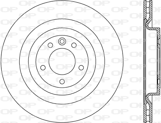 Disque de frein OPEN PARTS BDR2793.20