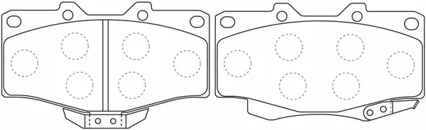 Kit de plaquettes de frein, frein à disque FIT FP1436