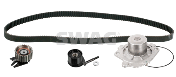 Pompe à eau + kit de courroie crantée SWAG 33 10 3638