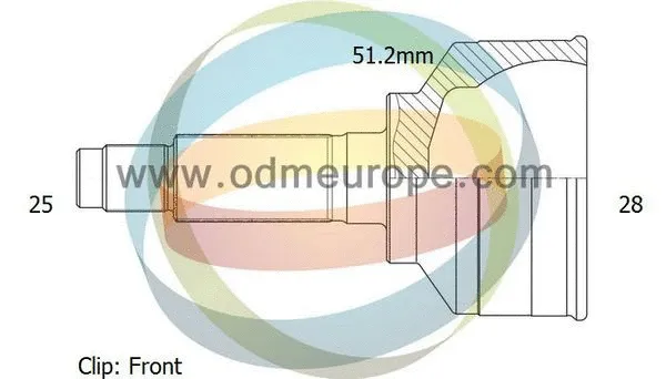 Jeu de joints, arbre de transmission 4X4 ESTANFI EST-12-351951