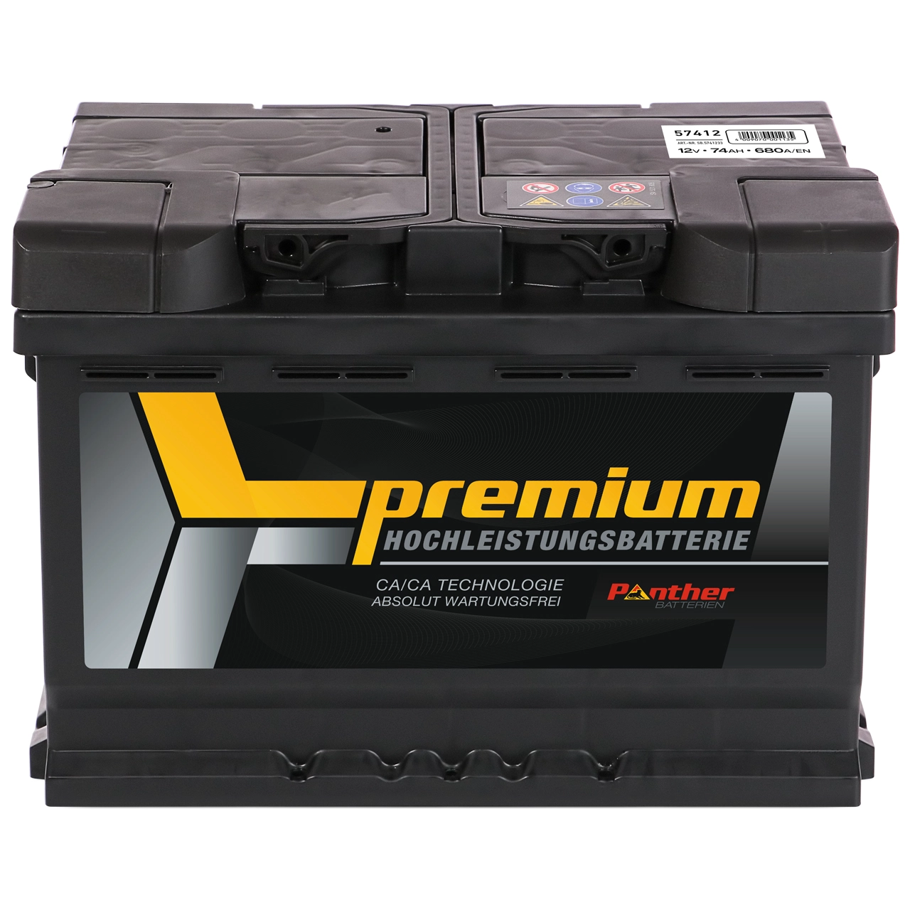 Batterie de démarrage PANTHER-BATTERIEN SB.5741233