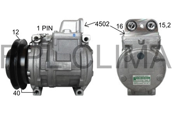 Compresseur, climatisation RPL QUALITY APCOMB5026