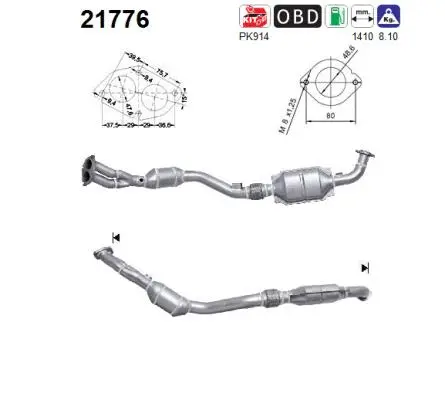 Catalyseur AS 21776