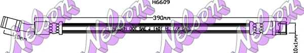 Flexible de frein KAWE H6609