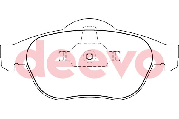 Kit de plaquettes de frein, frein à disque DEEVO BP54780